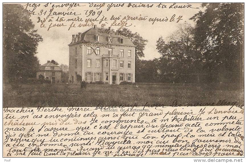 Kortessem : Château De Cortessem ---- Kasteel Van Cortessem ---1909 - Kortessem