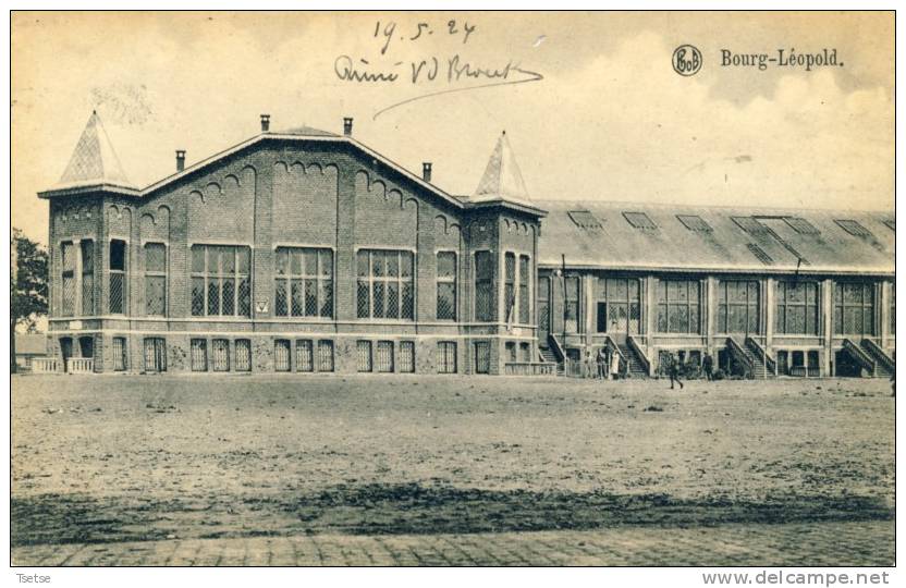 Leopoldsburg /Bourg Léopold - Camp De Beverloo- Bâtiment F.N.O.S./ Y.M.C.A. -1924 ( Verso Zien ) - Lommel
