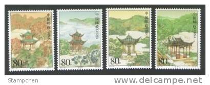 China 2004-27 Famous Pavilion Stamps Architecture Lake Scenery - Ungebraucht