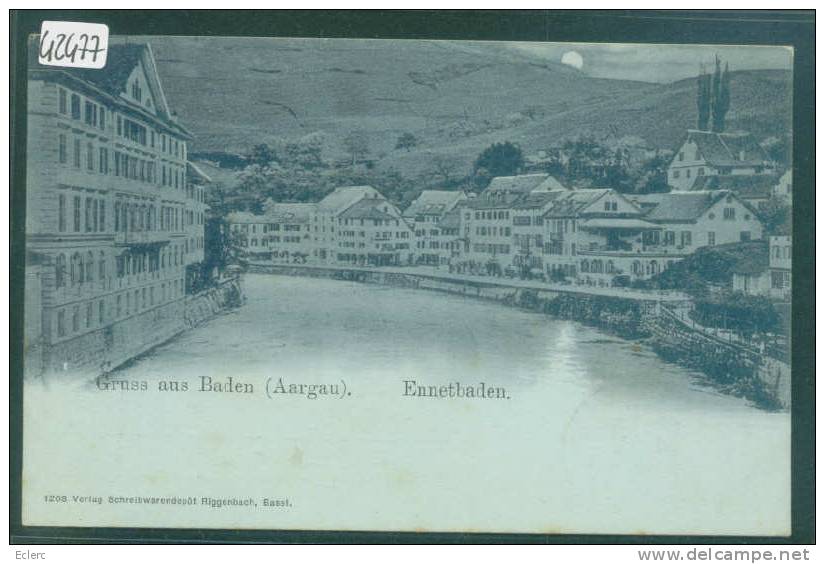 BADEN - MONDSCHEIN   - TB - Baden