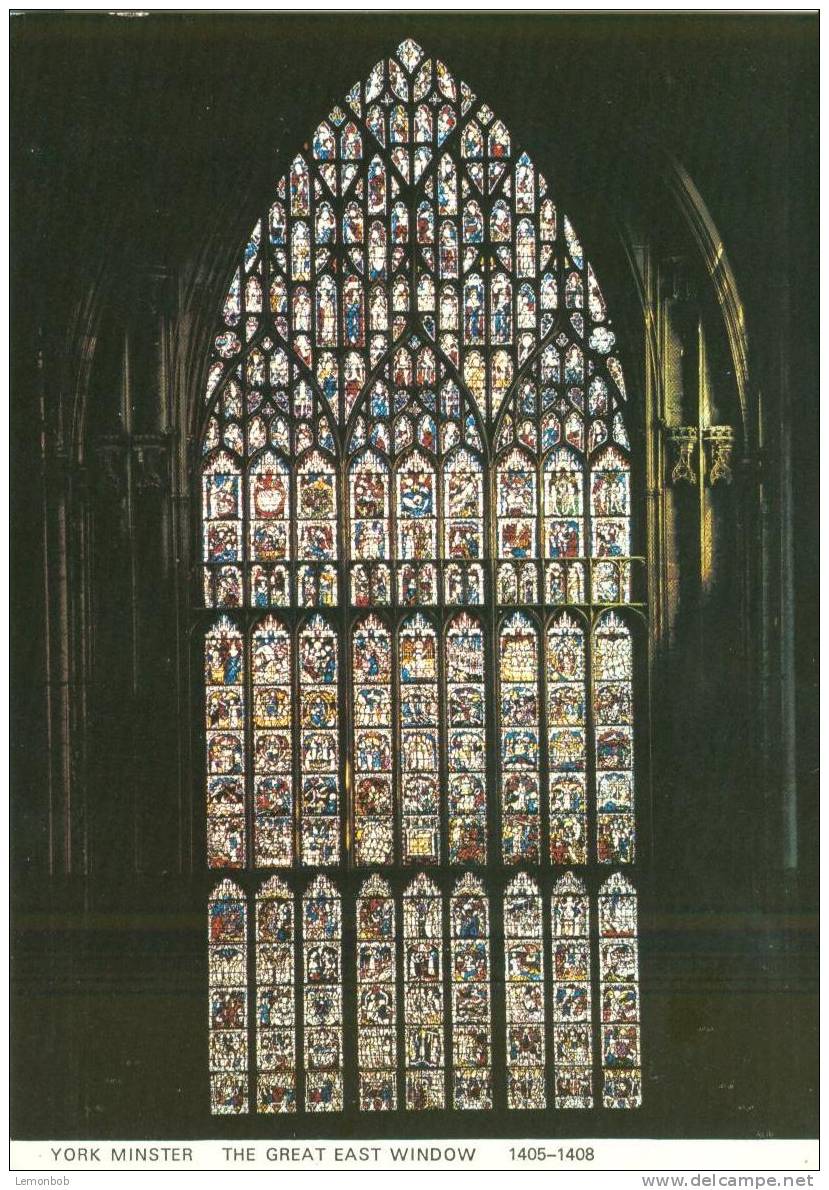 Britain - United Kingdom - York Minster - The Great East Window - Unused Postcard [P2328] - York