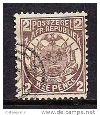 SOUTH AFRICA TRANSVAAL 1885 Used Stamp Vurtheim 2d Lilac-brown Nr. 14 - Transvaal (1870-1909)