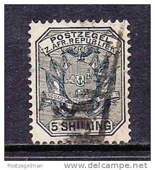 SOUTH AFRICA TRANSVAAL 1894 Used Stamp  Definitives 5sh Slate Nr. 42 - Transvaal (1870-1909)