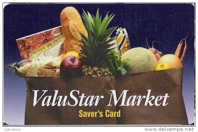 Apple/Pomme/Fruit/Bread - U.S.A. Magnetic Saver´s Card - Alimentación
