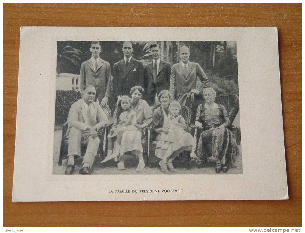 La Famille Du PRESIDENT ROOSEVELT / Anno 19?? ( Zie Foto Details ) !! - Personnages