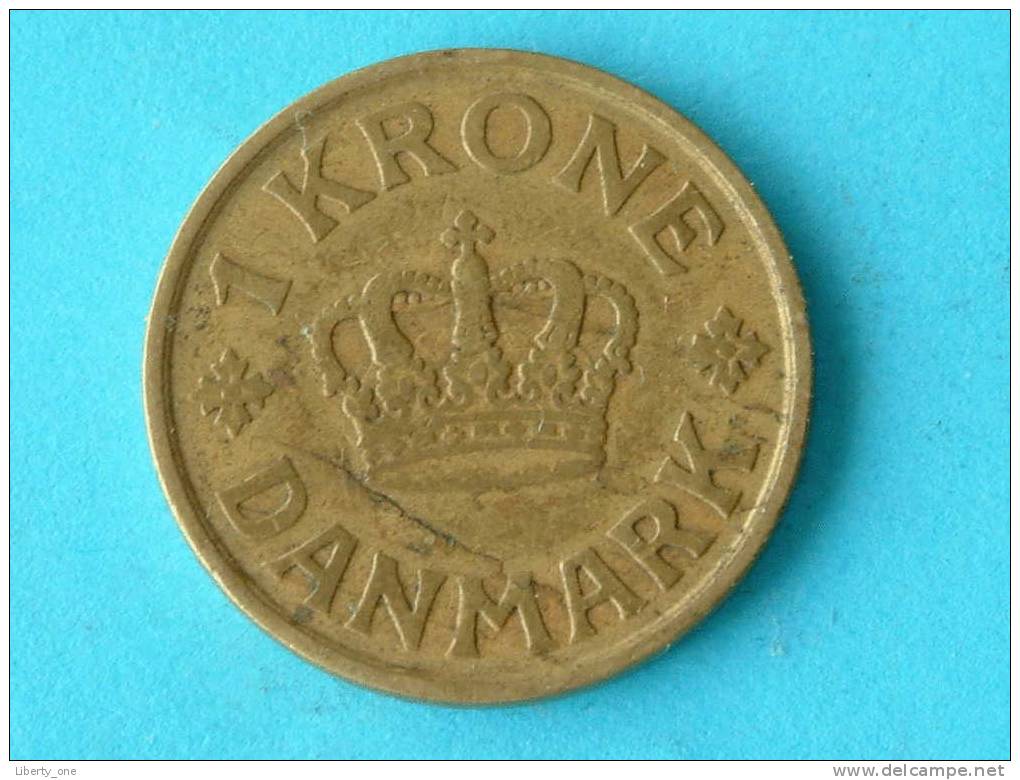 1925 - 1 KRONE / KM 824.1  ( For Grade, Please See Photo ) !! - Denemarken