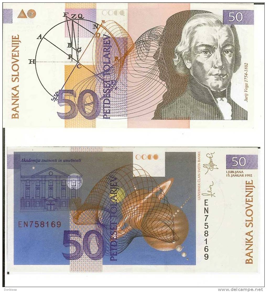 Slovenia: 50 Tolarjev 1992 (qFDS) - Slovenia