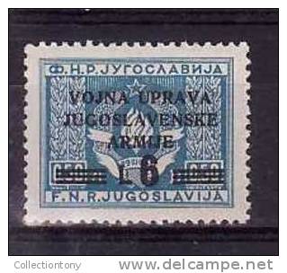 1947 - OCCUPAZIONE JUGOSLAVA - ISTRIA E LITORALE SLOVENO - G I. - N.72 - VAL. CAT. 3.25€ - Occ. Yougoslave: Littoral Slovène