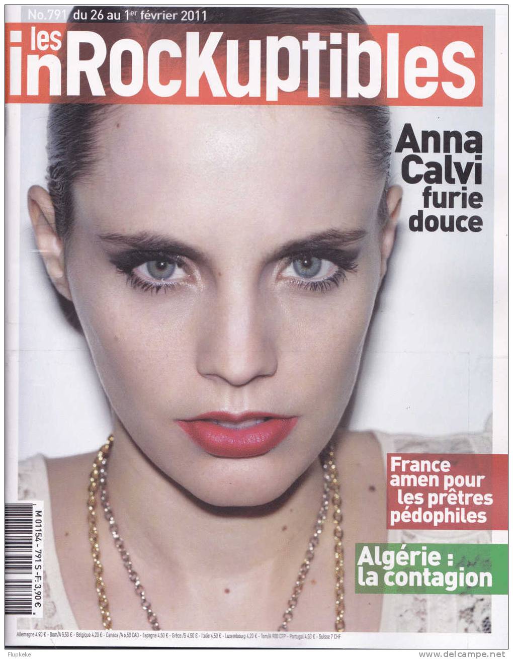 Les Inrockuptibles 791 Janvier 2011 Anna Calvi Furie Douce - Muziek