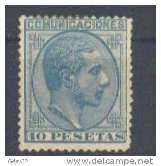 ES199-L3235.Spain.Espagne.ALFONSO  Xll  1878 (Ed 199* ) Con Charnela.Marquillado. .MUY BONITO - Neufs