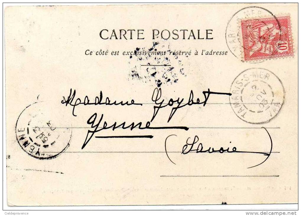 Le CHARLEMAGNE, Cuirassé à Tourelles Escortant M. Loubet, Président De La République Française Voyage Algérie Tunisie. - Guerre