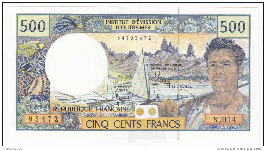 Nouvelle Calédonie - 500 FCFP - Alphabet X.014 / 2010 / Signatures Barroux-Noyer-Besse - Neuf  / Jamais Circulé - Numea (Nueva Caledonia 1873-1985)
