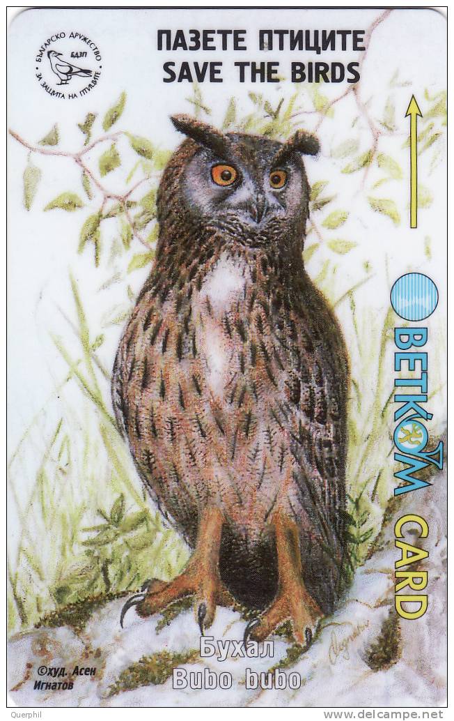 Télécarte GPT Bulgarie Oiseaux HIBOU - OWL Bird  Phonecard. - Bulgarien