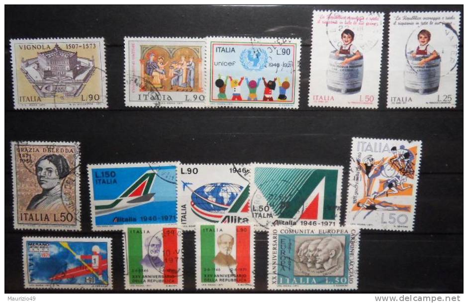 ITALIA Repubblica  - Lotto Nr.91 Francobolli Usati -4 Foto - Italy Stamps - Collections