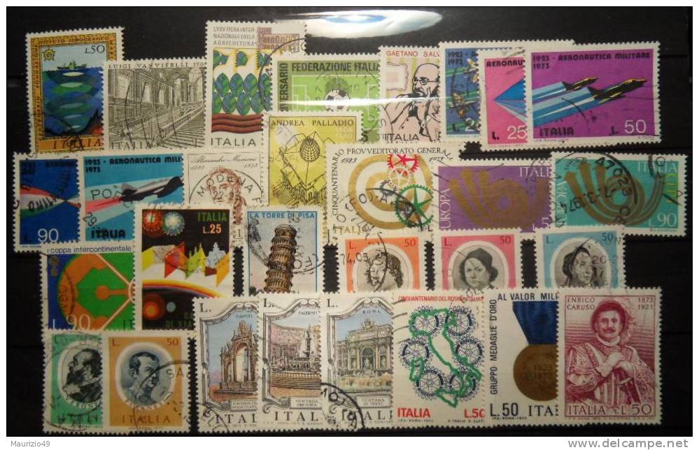 ITALIA Repubblica  - Lotto Nr.91 Francobolli Usati -4 Foto - Italy Stamps - Collections