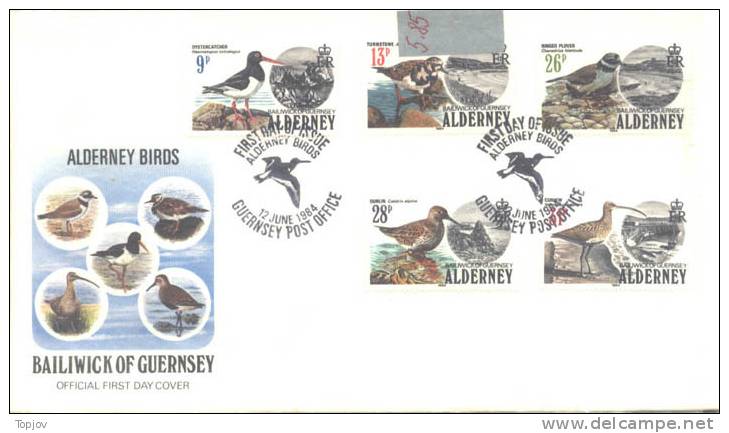 ALDERNEY - SEABIRDS - FDS - 1984. - Mouettes