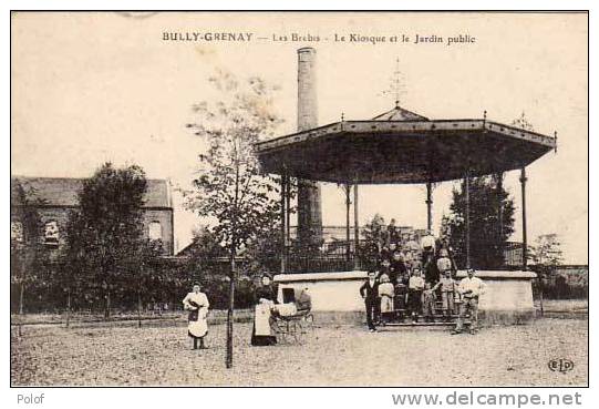 BULLY-GRENAY - Les Brebis - Le Kiosque Et Le Jardin Public (19801) - Autres & Non Classés