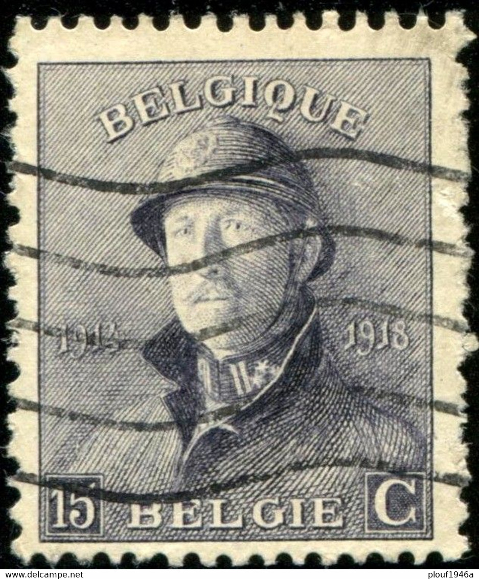 COB  169 A (o)  / Yvert Et Tellier N° : 169 (o)  [dentelure : 11¼] - 1919-1920 Roi Casqué