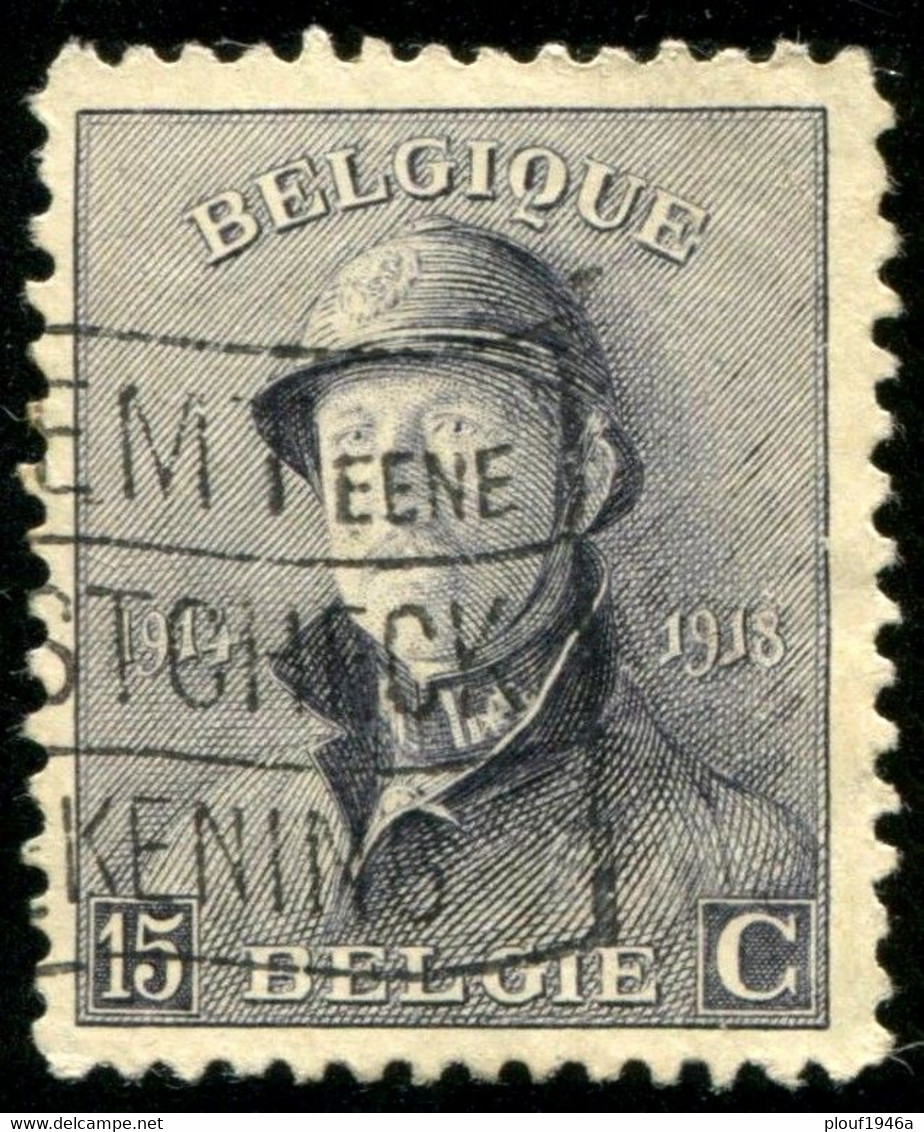 COB  169 (o)  / Yvert Et Tellier N° : 169 (o)  [dentelure : 11 ½ X 11] - 1919-1920 Roi Casqué