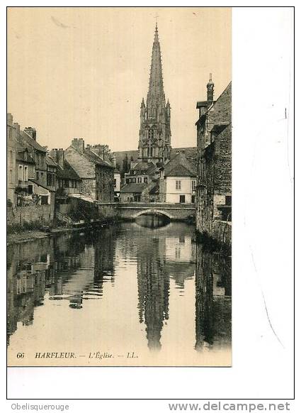 76 HARFLEUR EGLISE LL N ° 66 RIVIERE VIEILLES MAISONS - Le Trait