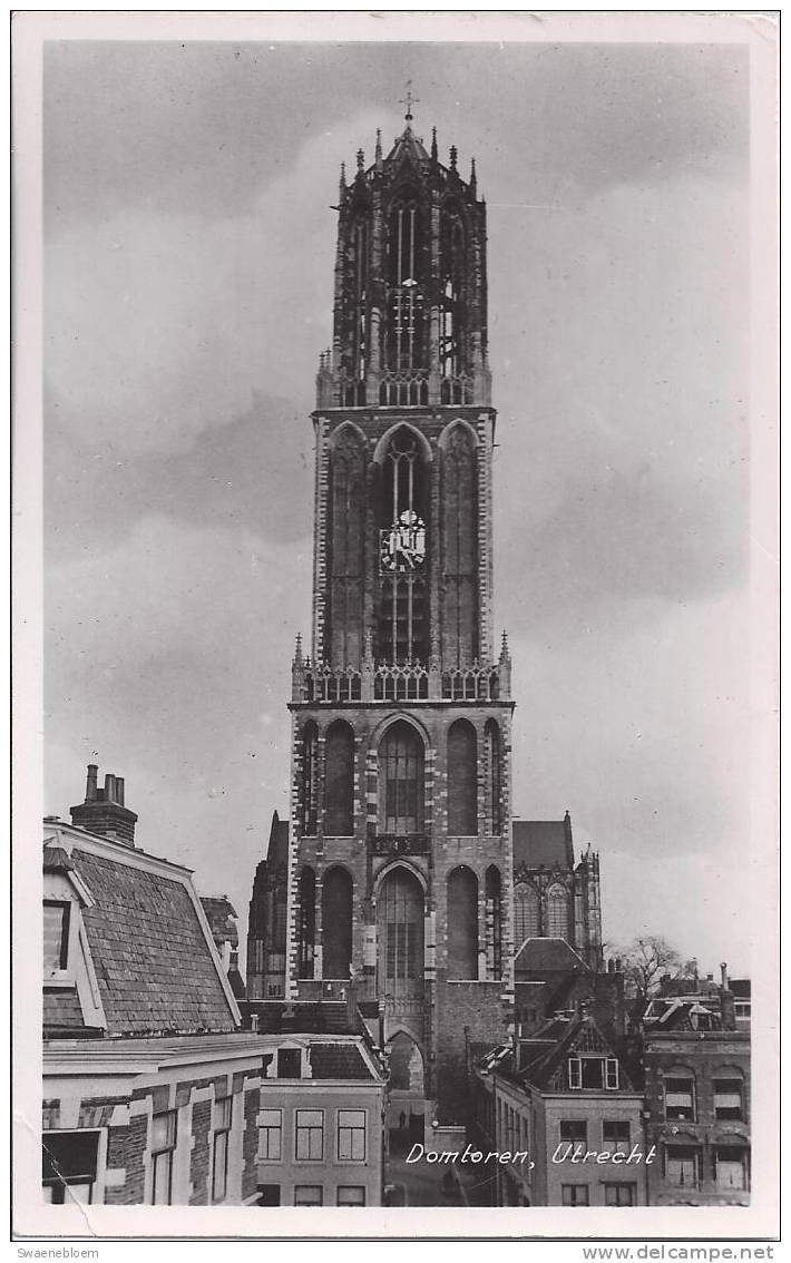 NL.- Utrecht - Domtoren - Echte Foto - 1953. - Utrecht