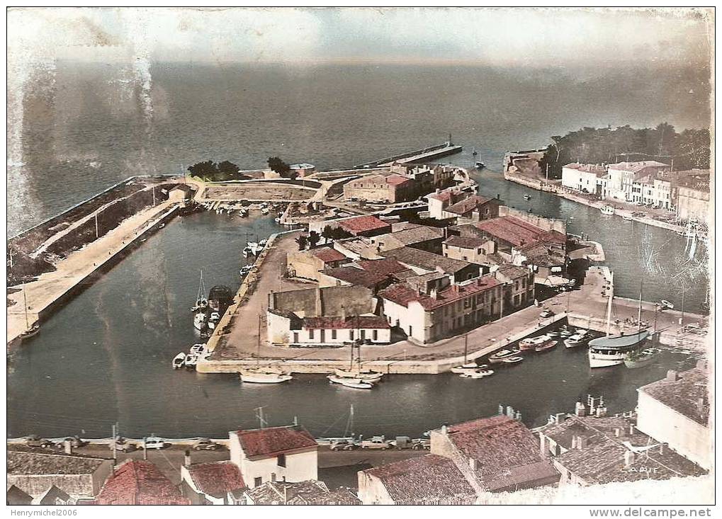 Charente Maritime , Ile De Ré Saint Martin De Ré , Vue Aérienne En 1967 , Ed Lapie - Ile De Ré