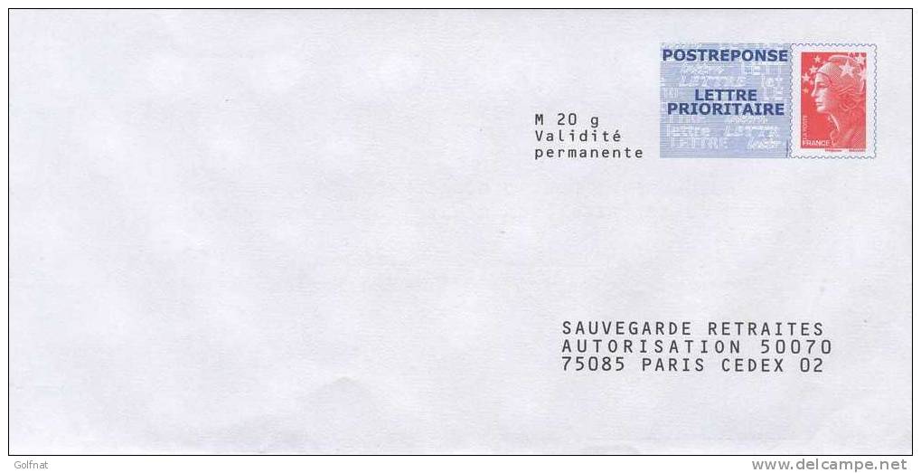 ENVELOPPE REPONSE SAUVEGARDE RETRAITES 09P408 - Prêts-à-poster: Réponse /Beaujard