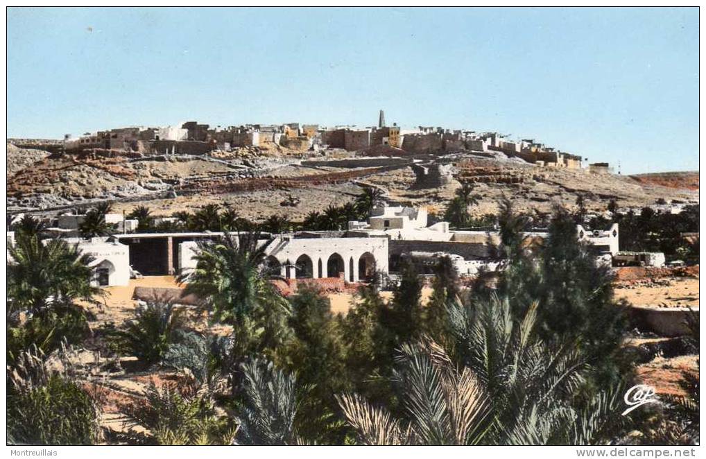 ALGERIE, GHARDAIA, Vue Vers Mélika, écrite, Sans Timbre, De 1961 - Ghardaia