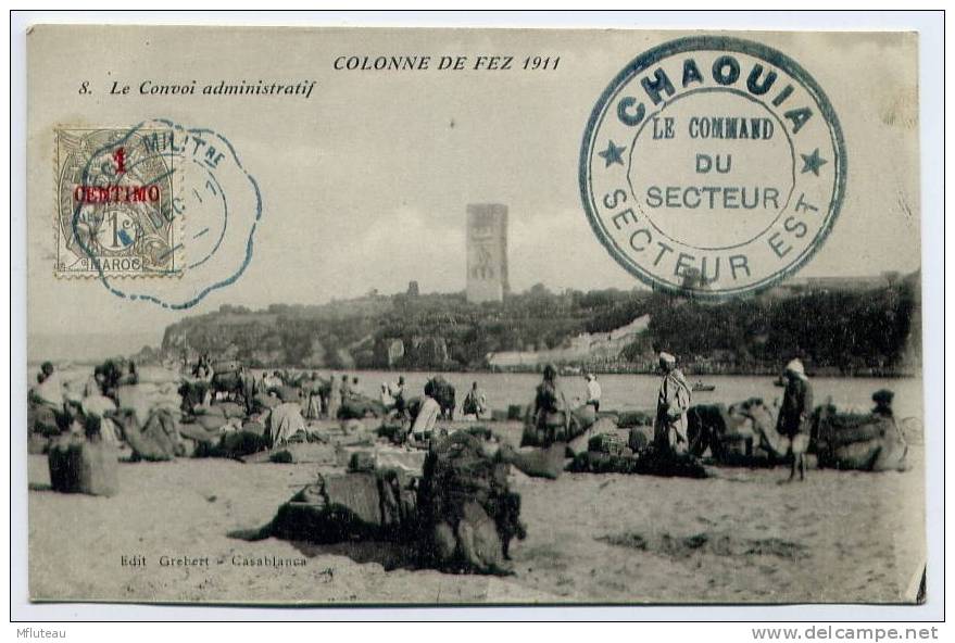 MAROC*FEZ-Colonne De Fez-1911-Le Convoi Administratif - Fez (Fès)