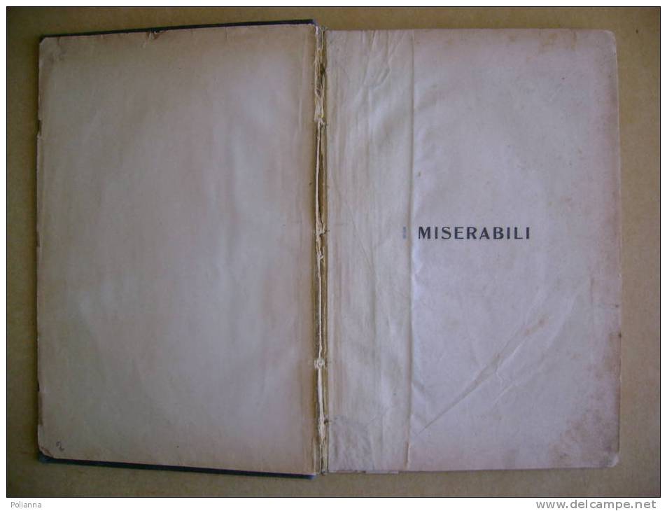 PQ/21 Victor Hugo I MISERABILI Bietti 1900 Illustrato  In 3 Volumi - Old