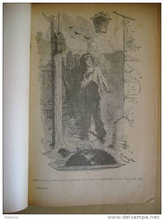 PQ/21 Victor Hugo I MISERABILI Bietti 1900 Illustrato  In 3 Volumi - Old