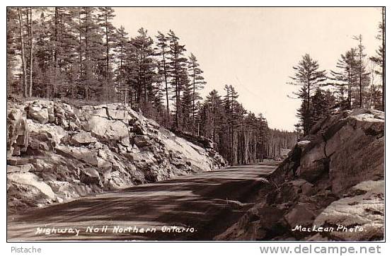 Carte Photo - Real Picture - Highway # 11 Northern Ontario - Écrite - Written - 2 Scans - Other & Unclassified