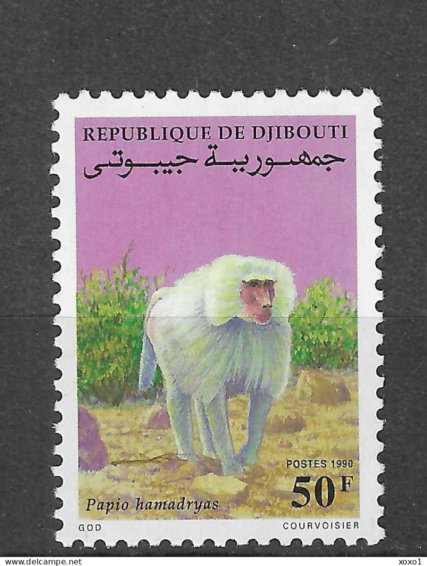 Djibouti 1990 MiNr. 545 Dschibuti Monkey Hamadryas Baboon (Papio Hamadryas) 1v MNH** 2,00 € - Apen