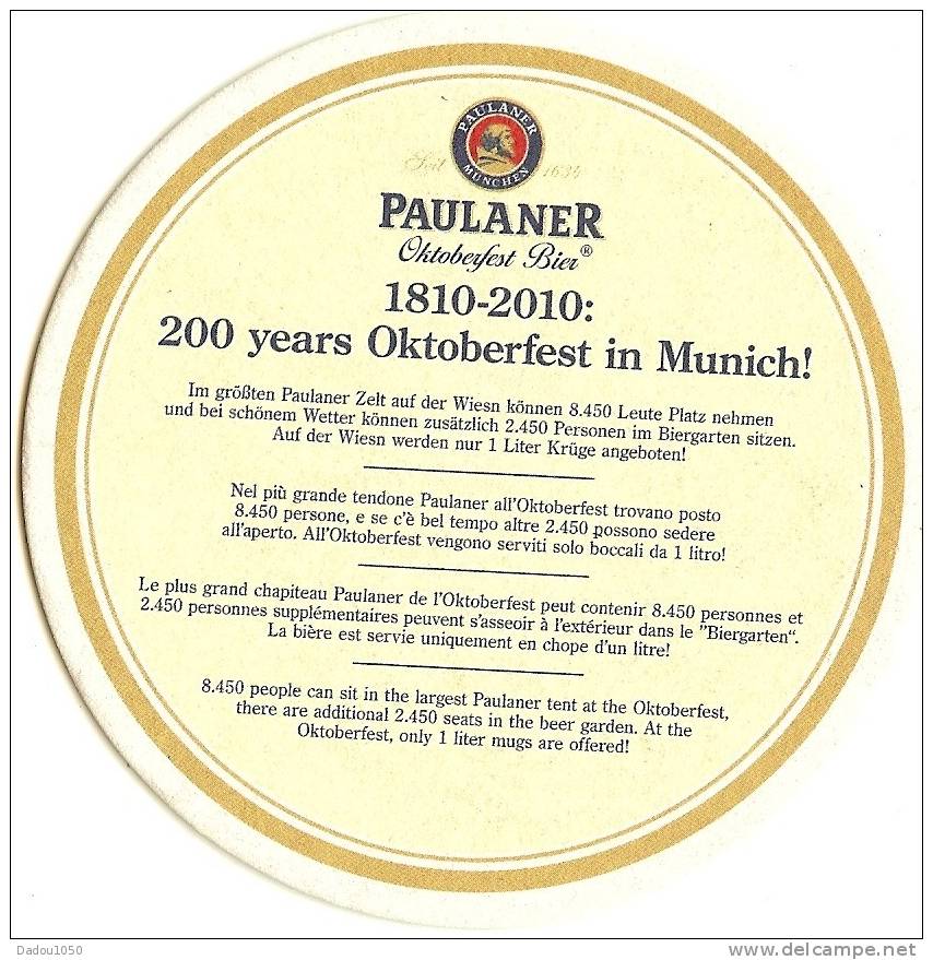 BIERE PAULANER 4 Sous Bocks - Sous-bocks