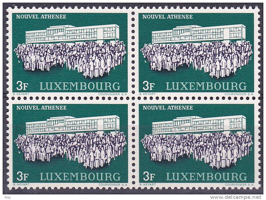 LUXEMBURG - Michel - 1964 - Nr 699 (Blok Van 4/Bloc De Quatre) - MNH** - Neufs