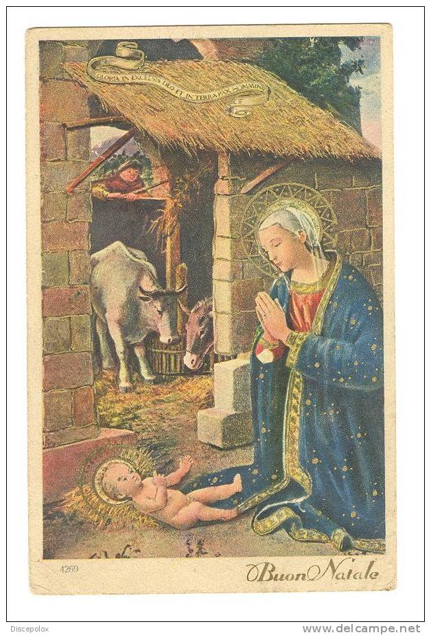 C733 Buon Natale - Old Mini Card / Non Viaggiata - Altri & Non Classificati