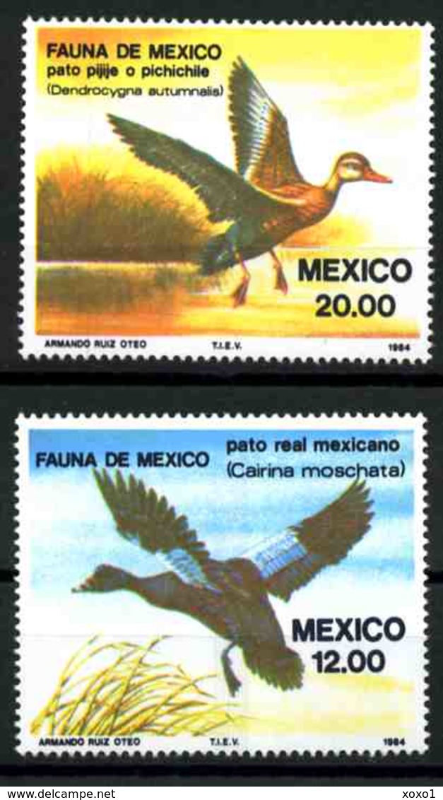 Mexico 1984 MiNr. 1893 - 1894  Mexiko Birds Ducks 2v MNH** 2.60 € - Entenvögel