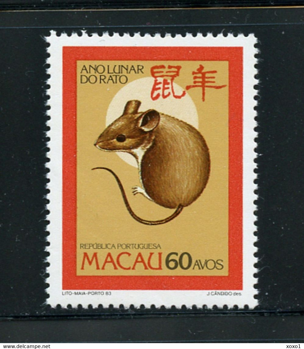 Macau 1984 Portuguese Province MiNr. 513 Chinese New Year: Year Of The Rat Rodents 1v MNH** 10,00 € - Nager