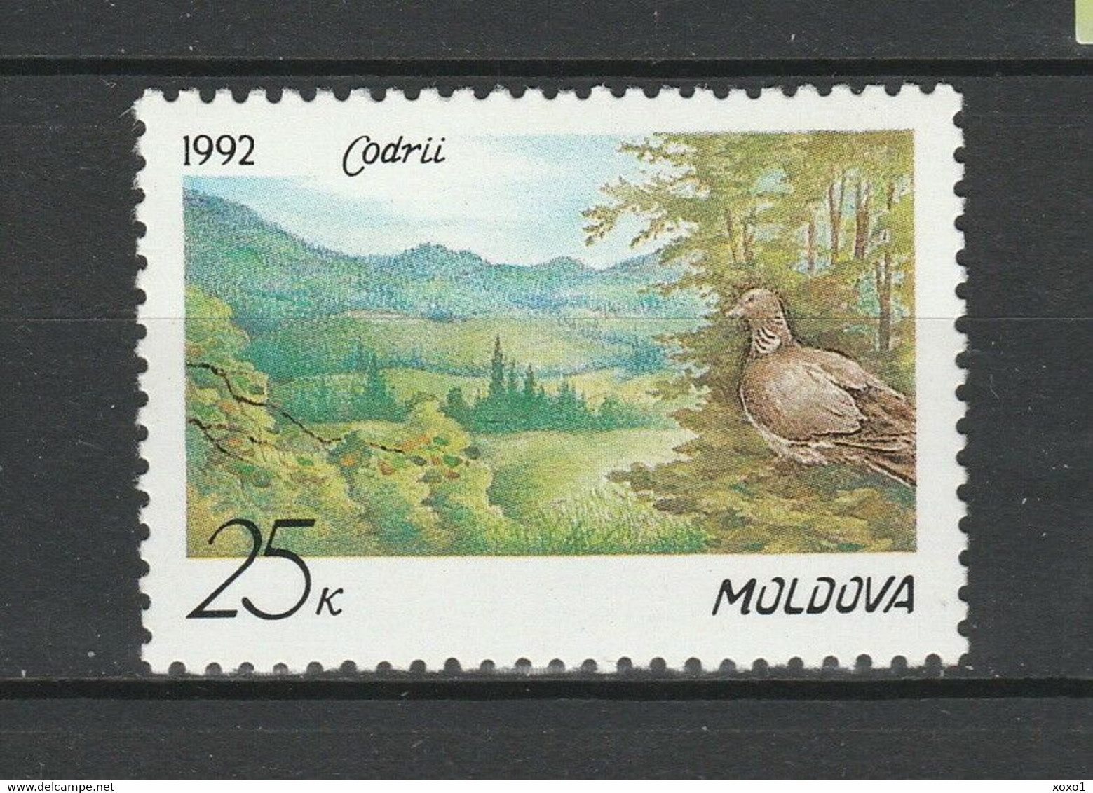 Moldova 1992 MiNr. 4 Moldawien Birds The Common Wood Pigeon Vogel 1v MNH**  0,50 € - Pigeons & Columbiformes