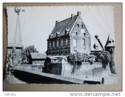 Carte Postale Affranchie  :  Belgique, Mouscron, Le Château Des Comtes 1963 - Mouscron - Moeskroen