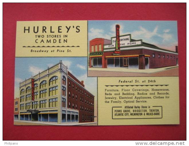 Camden NJ -- Multi View Adv. Hurleys ----(ref 119) - Camden