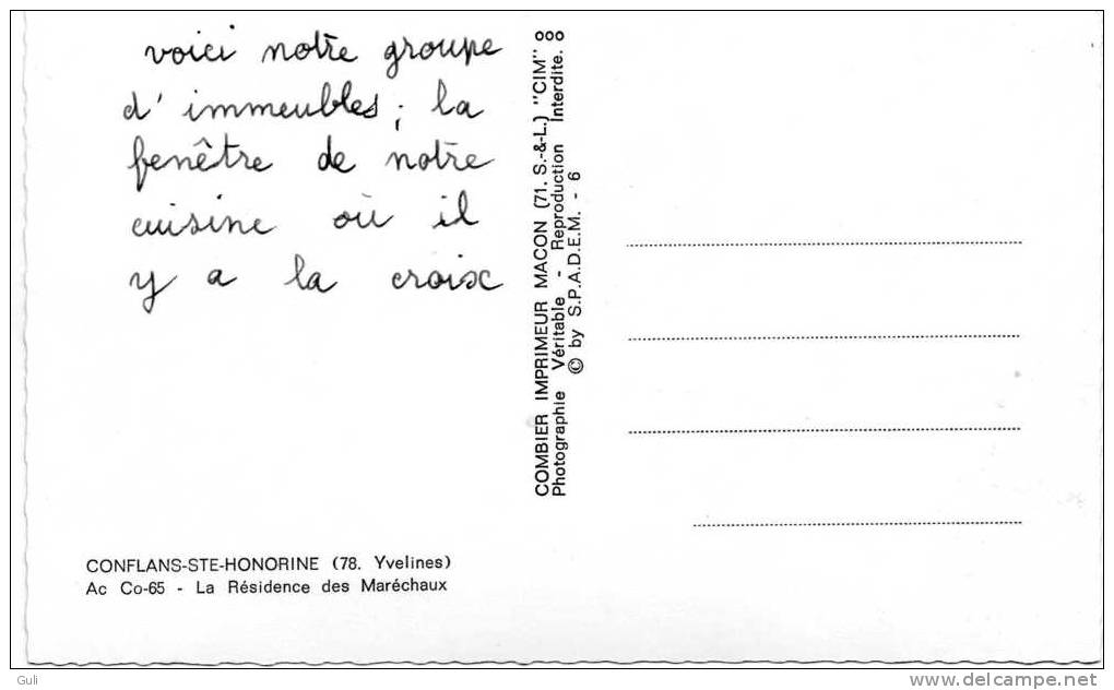 78] Yvelines-Conflans Saint Honorine - La Résidence Des Maréchaux (commerce Radio Television Electro Ménager) - Conflans Saint Honorine