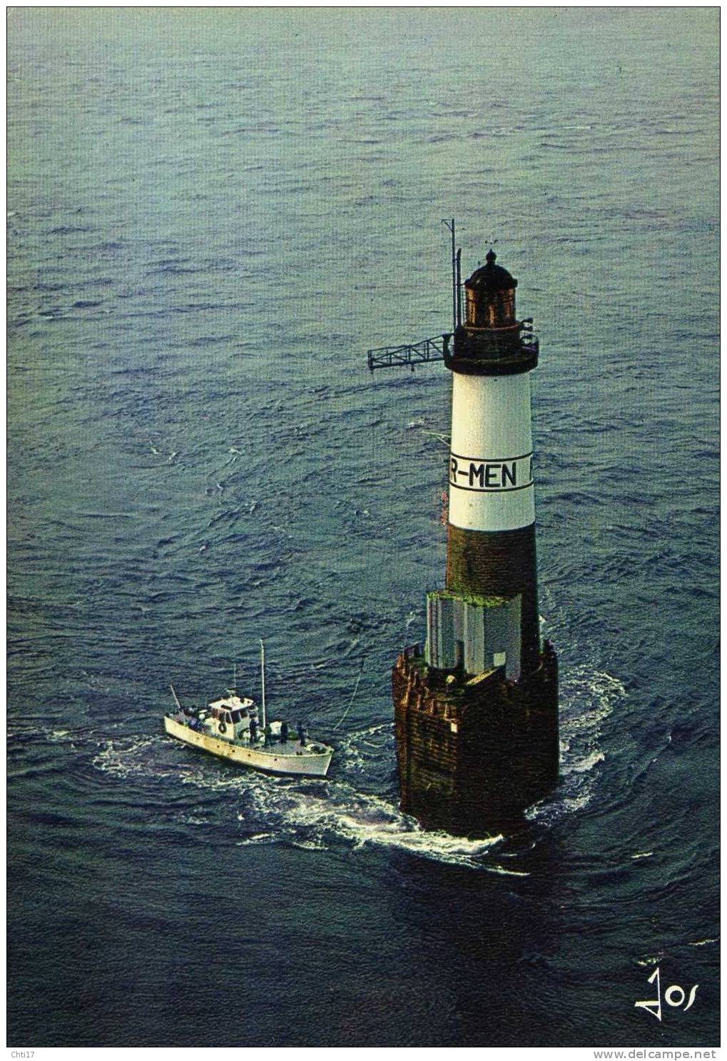 ILE DE SEIN PHARE AR MEN  RAVITAILLEMENT DES GARDIENS 1960 CIRC NON  EDIT JOS LE DOARE - Ile De Sein