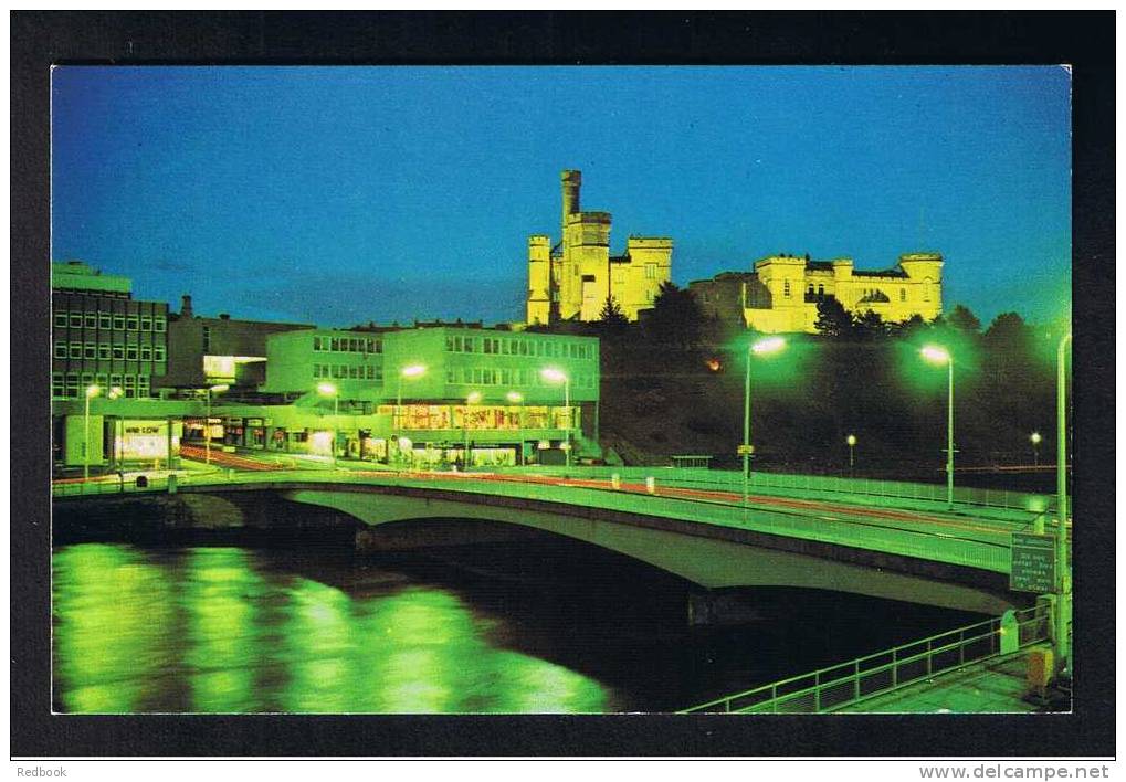 RB 665 - Postcard Inverness Castle & River Ness By Floodlight Scotland - Inverness-shire