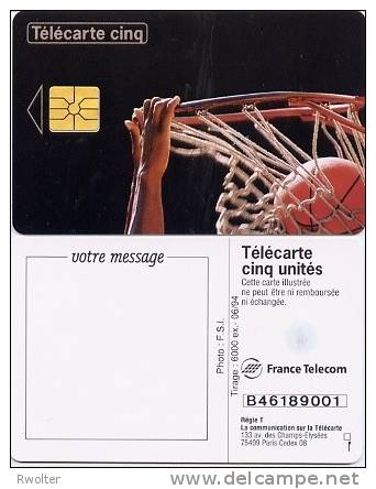 @+ 5U Regie T - Sport - Basket (6 000 Ex - 06/94) Neuve Sans Blister - 5 Eenheden