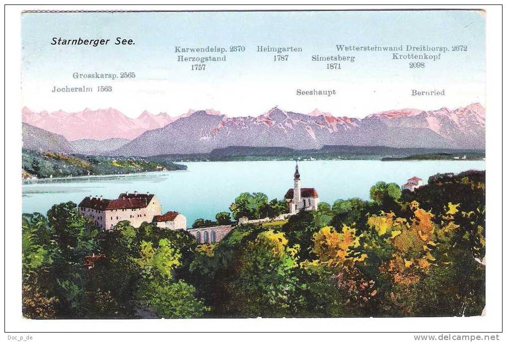 Deutschland - Starnberger See - 1922 - Starnberg