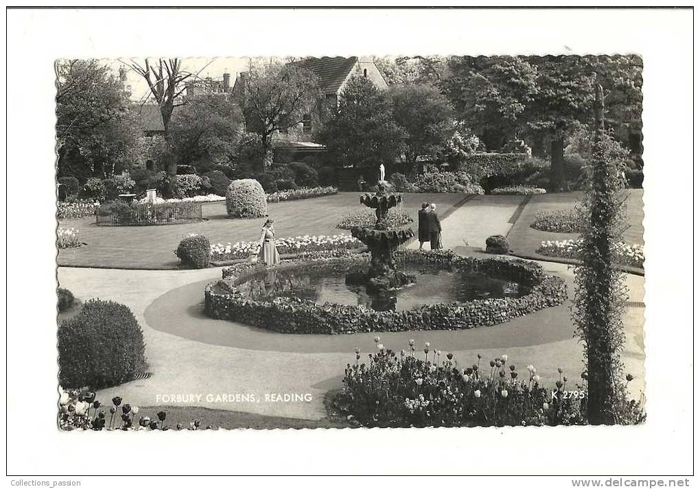 Cp, Angleterre, Reading, Forbury Gardens, Voyagée 1966 - Reading