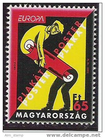 2003 Ungarn    Mi.  4800 **  MNH Europa: Plakatkunst. - 2003