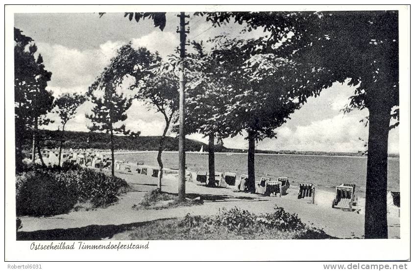 Germany Picture Postcard Baltic Sea Timmendorfer Posted 1953 - Timmendorfer Strand