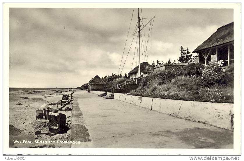 Germany Picture Postcard North Sea Wyk Posted 1953 - Föhr